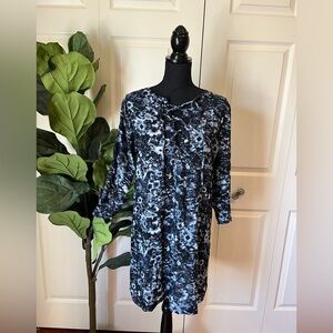 Abercrombie lace up shift dress